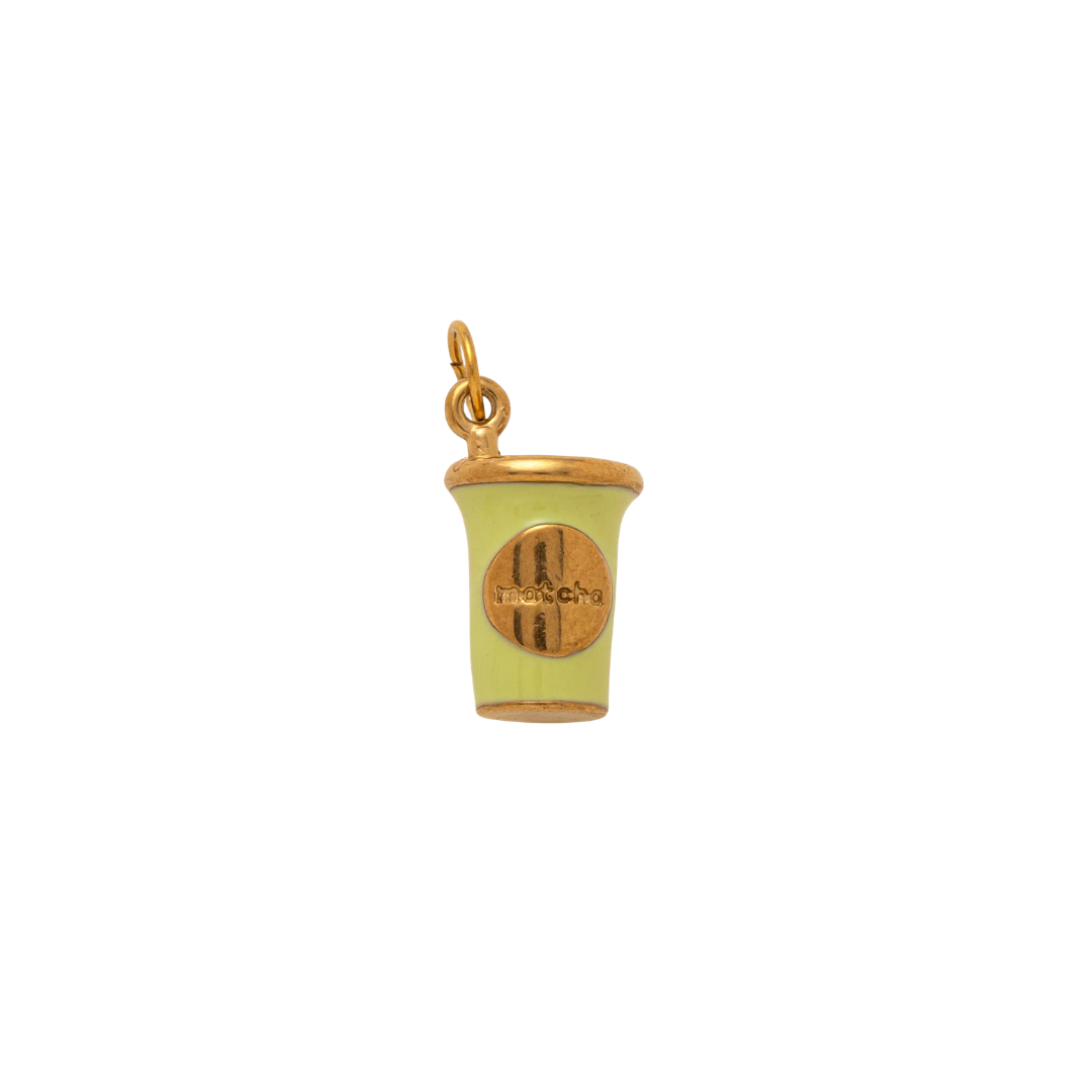 Matcha Charm - 18k Gold Plated - image 1