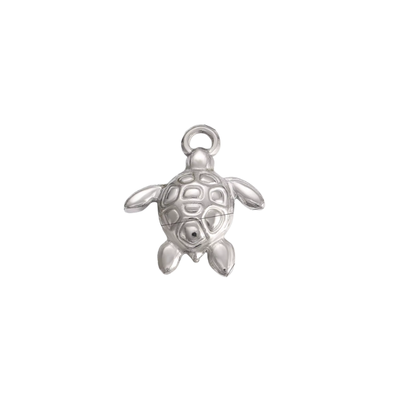 Silver Turtle Charm