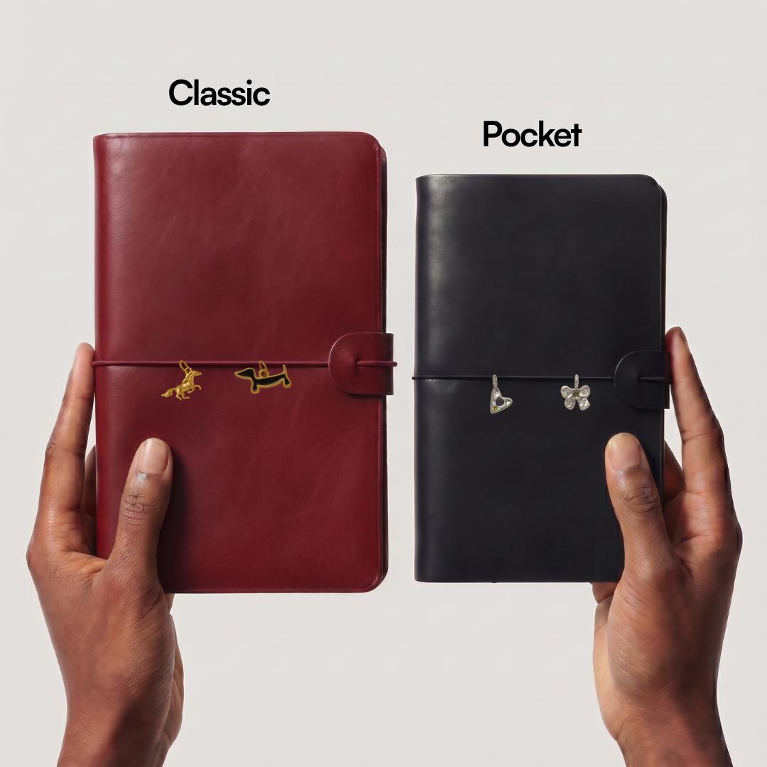 The Momento in Classic and Pocket sizes