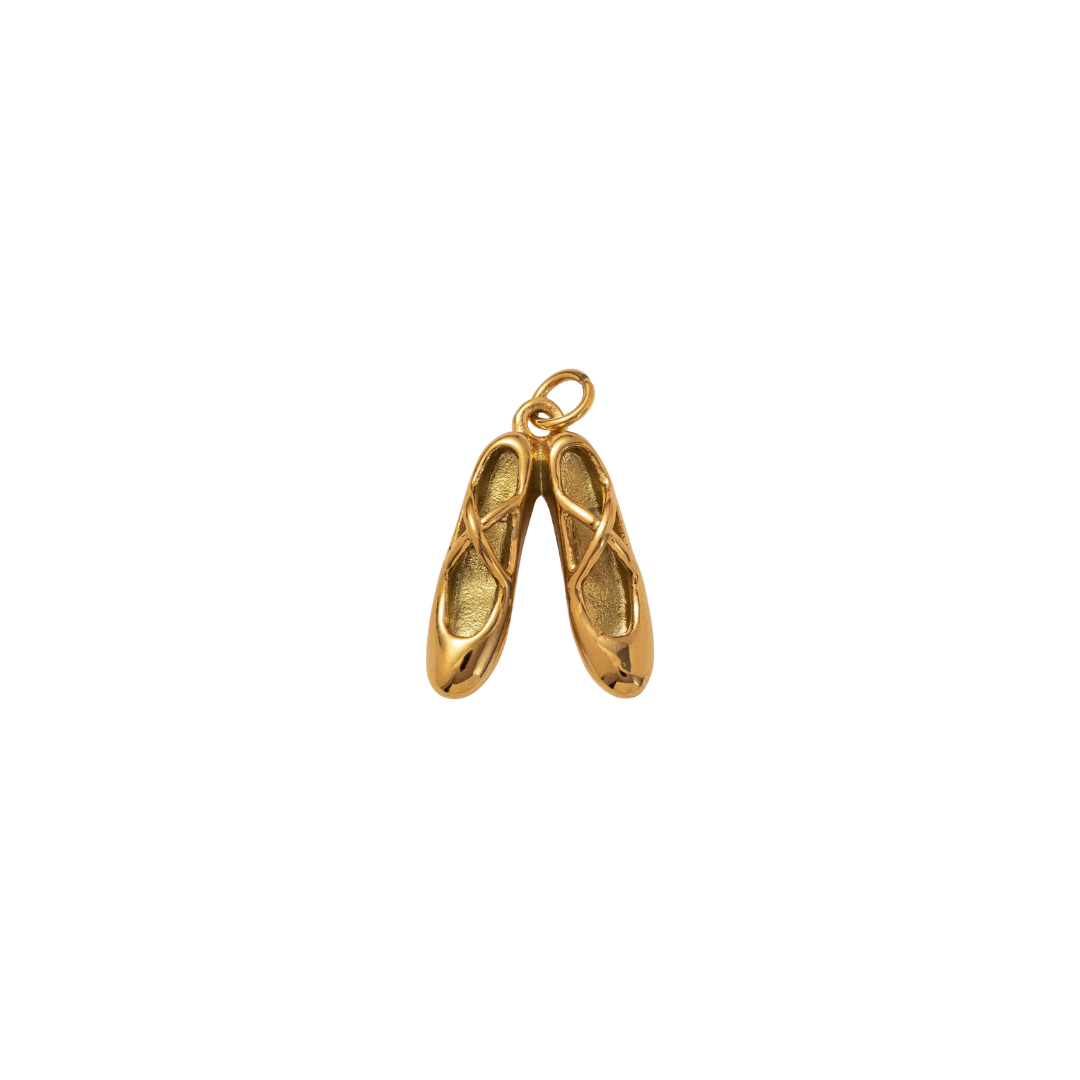 Ballerina Charm - 18k Gold Plated - image 1