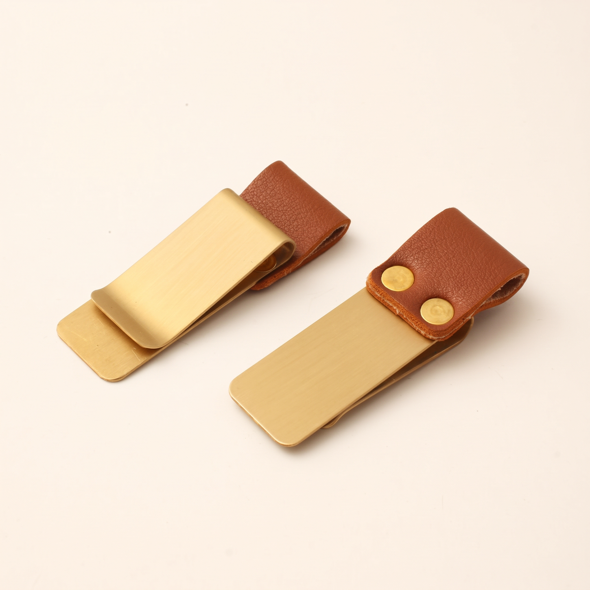The Pen Clip - Brown / Gold