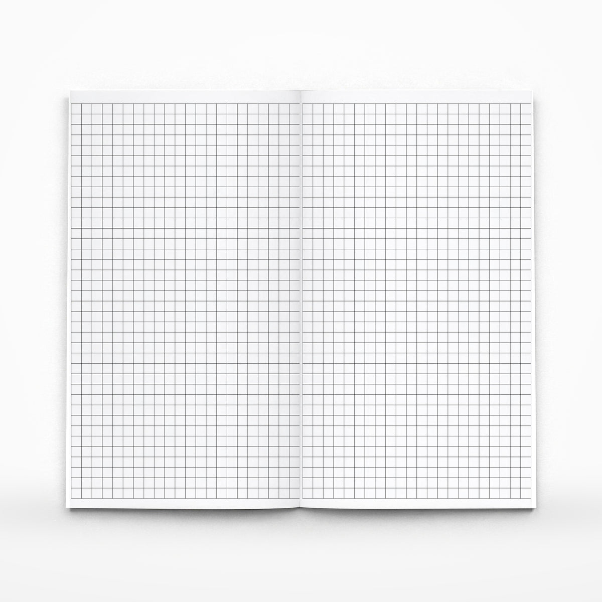 Grid paper insert open, 5mm squares