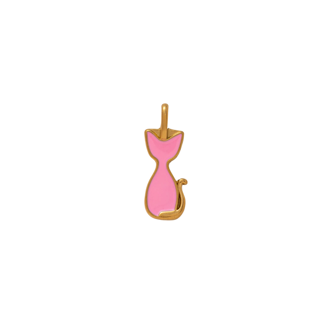 Kitty Charm - 18k Gold Plated - image 1