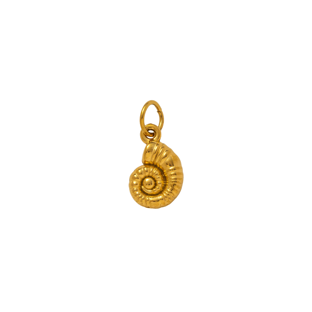 Shell Charm - 18k Gold Plated - image 1