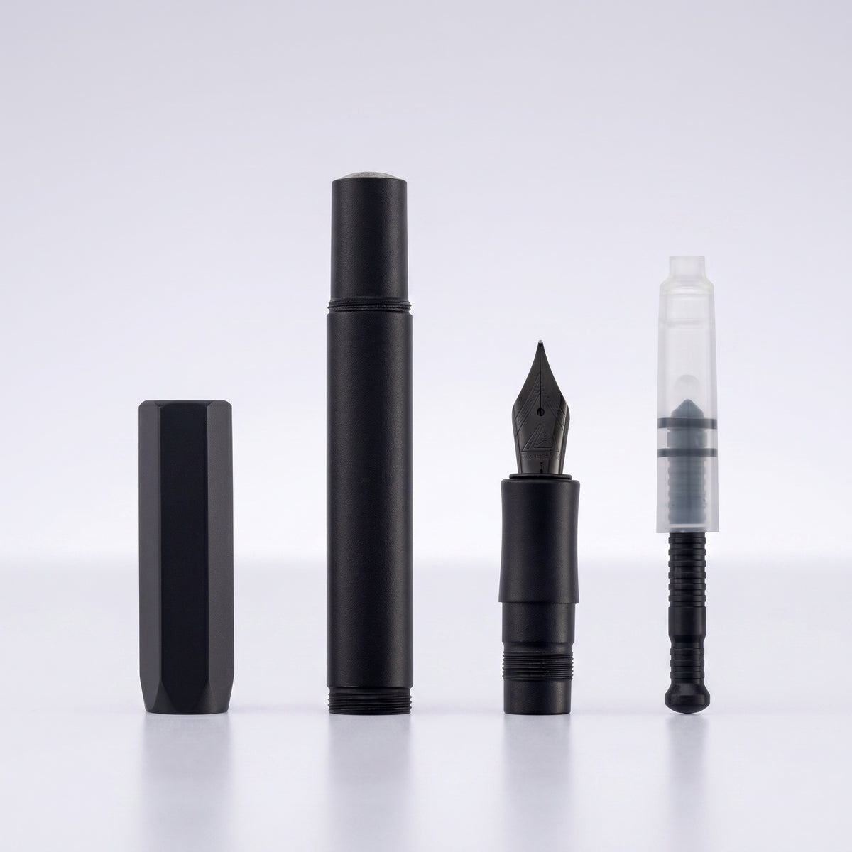 Momento Fountain Pen - what's included, pen with complimentary 5-pack of ink